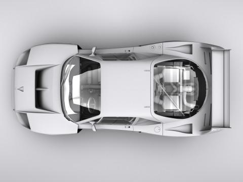 Ferrari f40 competizione 89 3D 模型