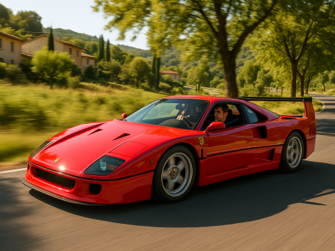 Ferrari f40 competizione 89 3D 模型