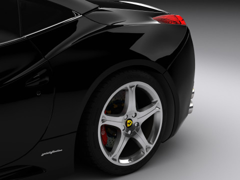 Ferrari california 09 Model 3D