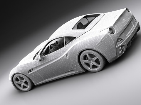 Ferrari california 09 Model 3D