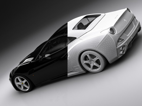 Ferrari california 09 Model 3D