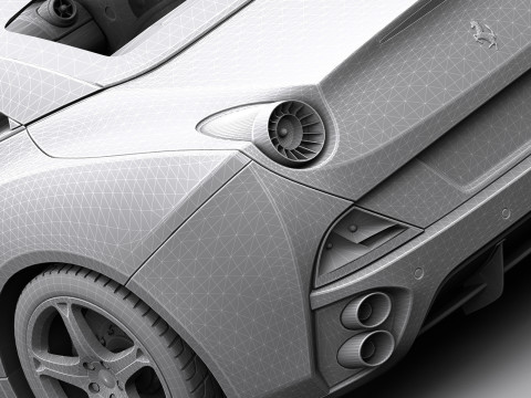 Ferrari california 09 Model 3D