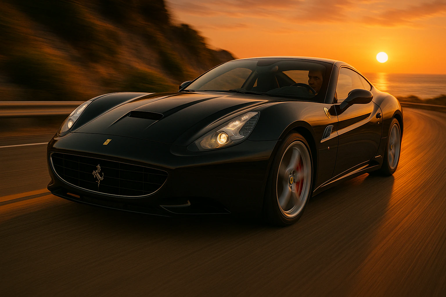 Ferrari california 09 3D Model .c4d .max .obj .3ds .fbx .stl .blend 