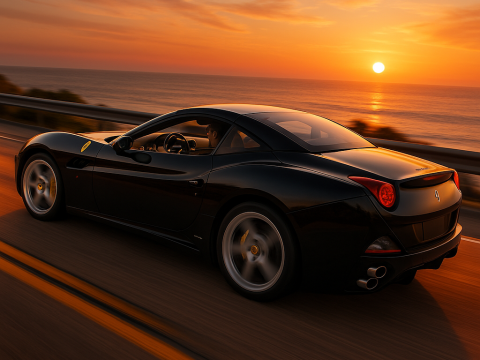 Ferrari california 09 3D Модель