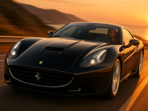 Ferrari california 09 3D Модель