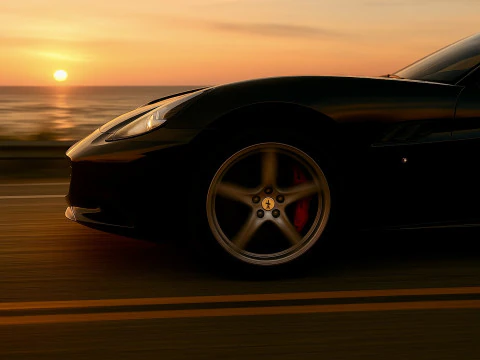 Ferrari california 09 3D Model