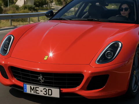 Ferrari 599gto 06 3D Model