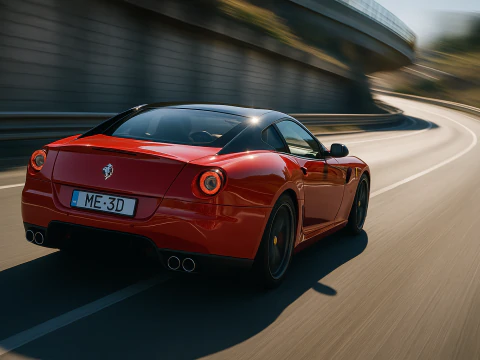 Ferrari 599gto 06 3D Model