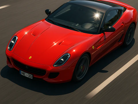 Ferrari 599gto 06 3D Model