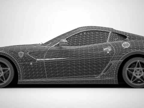 Ferrari 599gto 06 3D Model