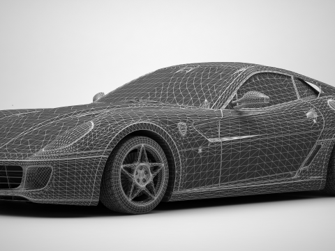 Ferrari 599gto 06 Modelo 3D