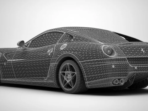 Ferrari 599gto 06 3D Model