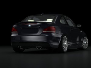bmw 135i coupe 09 3D 模型