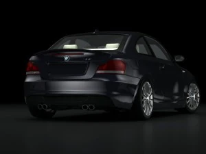 bmw 135i coupe 09 3D Model