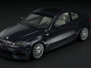 bmw 135i coupe 09 3D 模型