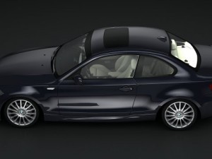 bmw 135i coupe 09 3D 模型