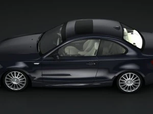 bmw 135i coupe 09 3D Model