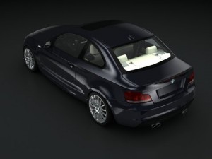 bmw 135i coupe 09 3D 模型