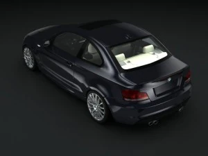 bmw 135i coupe 09 3D Model