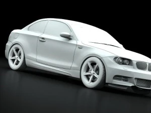 bmw 135i coupe 09 3D Model