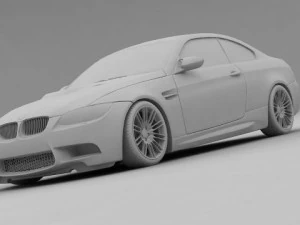 bmw m3e92 08 3D Model