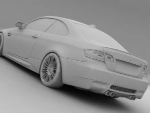 bmw m3e92 08 3D Model