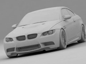bmw m3e92 08 3D Model