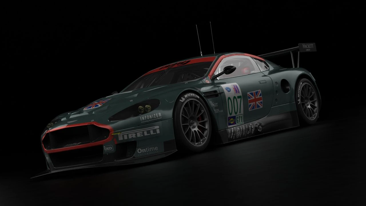 aston martin dbr9 2006 3D Model .c4d .max .obj .3ds .fbx .stl .blend 