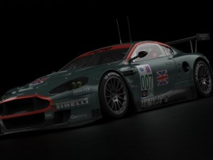 aston martin dbr9 2006 3D Модель