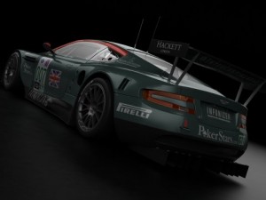 aston martin dbr9 2006 3D Модель