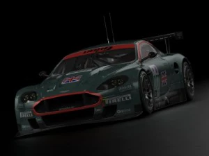 aston martin dbr9 2006 3D Model