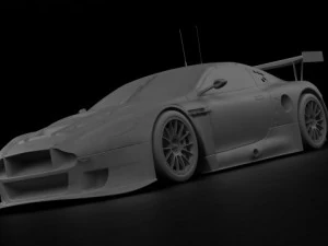 aston martin dbr9 2006 3D Model