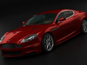 aston martin dbs 2009 3D Модель