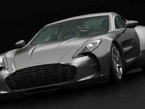aston martin one77 2010 3D Модель