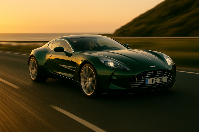 Aston martin one77 2010 3D Model .c4d .max .obj .3ds .fbx .stl .blend 