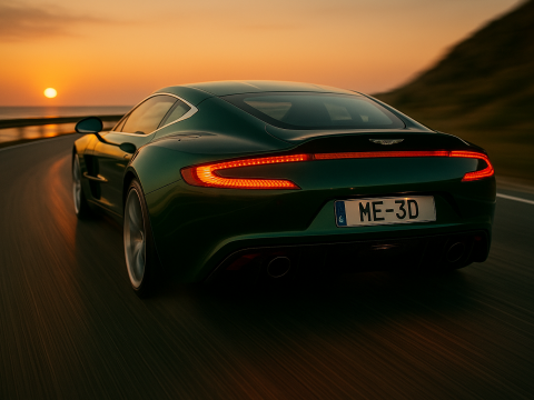 Aston martin one77 2010 3D Model