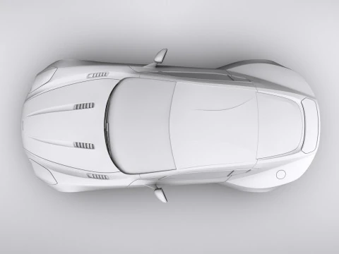 Aston martin one77 2010 3D Model