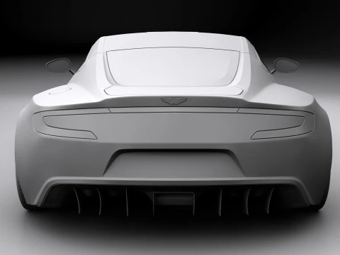 Aston martin one77 2010 3D Model
