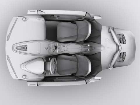 Aston martin one77 2010 3D Model