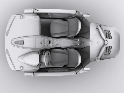 Aston martin one77 2010 3D Model