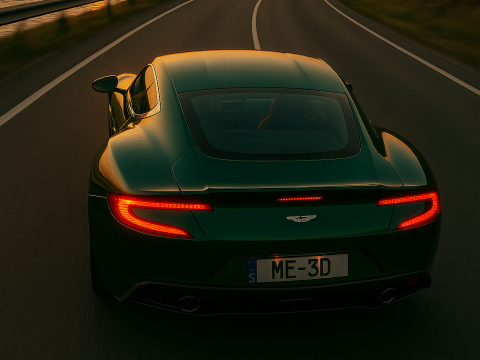 Aston martin one77 2010 3D Model