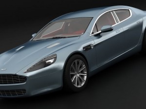 aston martin rapide 2010 3D Модель