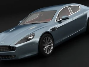 aston martin rapida 2010 Modello 3D