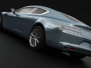 aston martin rapida 2010 Modello 3D