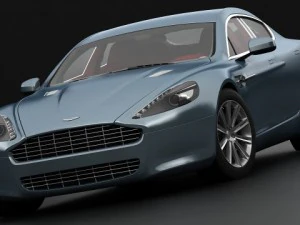 aston martin rapida 2010 Modello 3D
