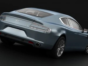 aston martin rapida 2010 Modello 3D