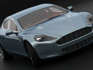 aston martin rapida 2010 Modello 3D