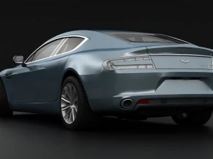 aston martin rapida 2010 Modello 3D