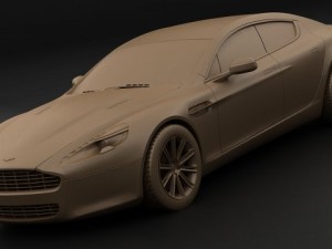 aston martin rapide 2010 Modèle 3D