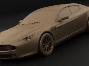 aston martin rapida 2010 Modello 3D
